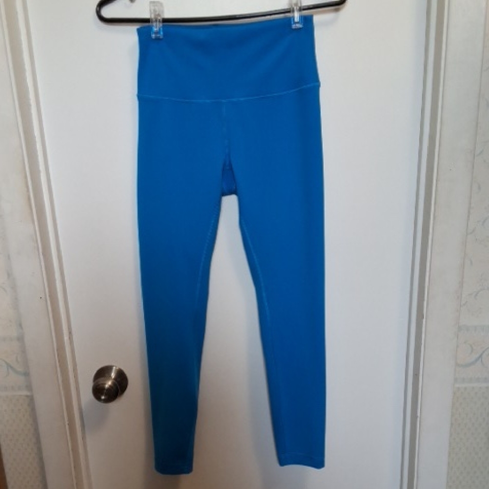Lululemon Athletica Bright Blue Align High Rise Leggings, Size 6